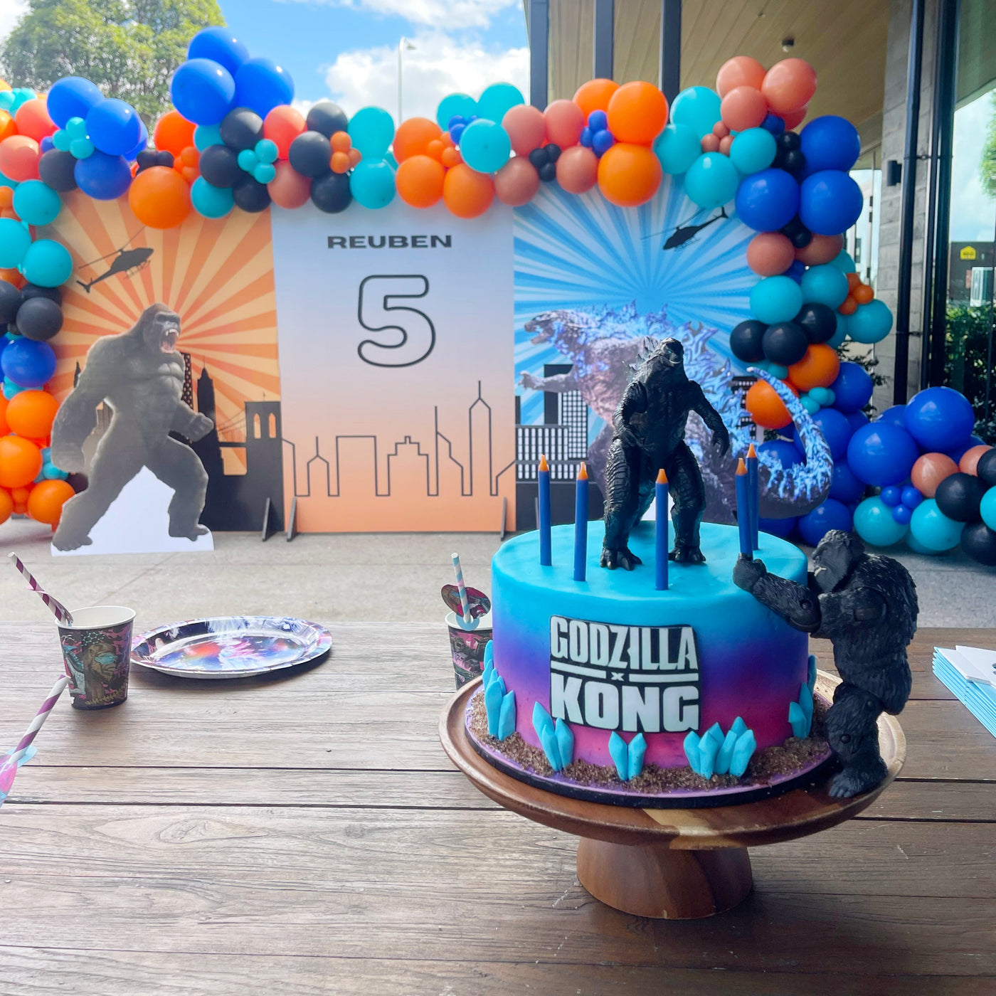 Bespoke Party decorations and Birthday Cake